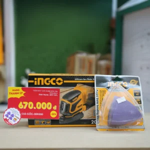 Thanh Lý - Máy chà nhám góc 20V Ingco CDSLI2051 Chính Hãng