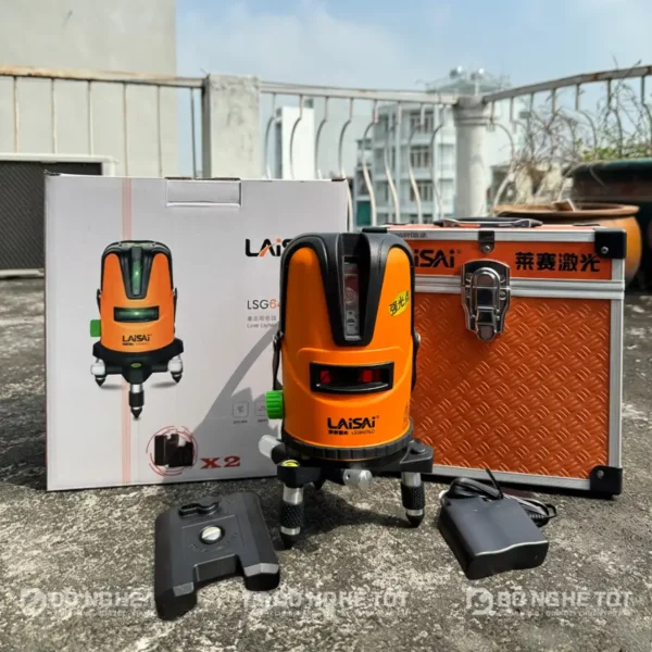 Máy Cân Bằng Laser 5 Tia Xanh LAISAI LSG640SLD – 1pin