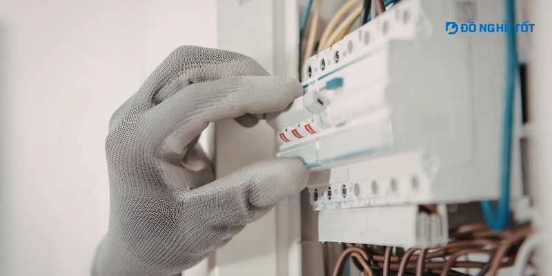 Đồ Nghề Điện Nên Mua Gì? Bộ Dụng Cụ Cần Thiết 2026 6 Găng tay cách điện