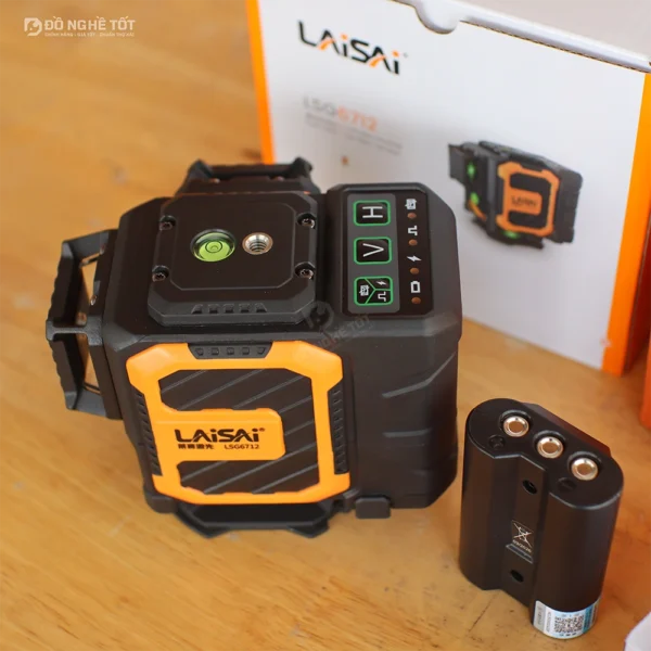 Máy cân bằng laser 3D 12 tia xanh 360 độ Chuyên Ốp Lát Laisai LSG6712 (1)