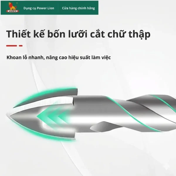Mũi khoan 8mm đa năng, đầu chữ thập, chuôi gài. Wynn's W2687B