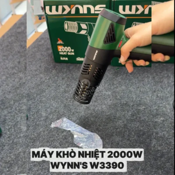 Máy khò nhiệt 2000W Wynn’s W3390 | Bản nâng cấp, Dual turbo 01