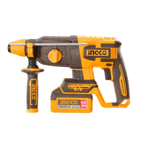 Thân máy khoan bê tông pin 20V, 2.5J, SDS Plus INGCO CRHLI26208, Chính Hãng, Giá Tốt 06