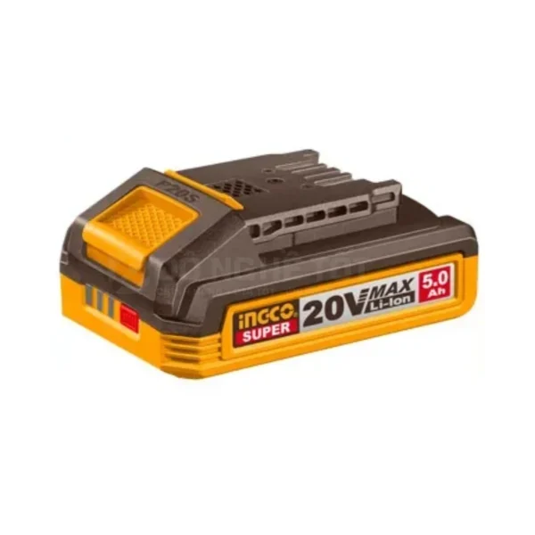 Pin sạc 20V Lithium tabless 5.0Ah INGCO FBLI2125, Hiệu suất cao, Bản Nâng Cấp 02