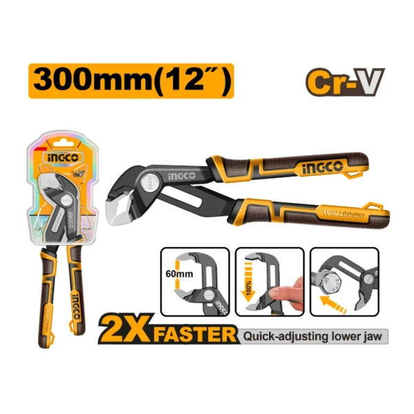 Kìm mỏ quạ 12 inch 300mm INGCO HPP38308, Chính Hãng, Giá Tốt