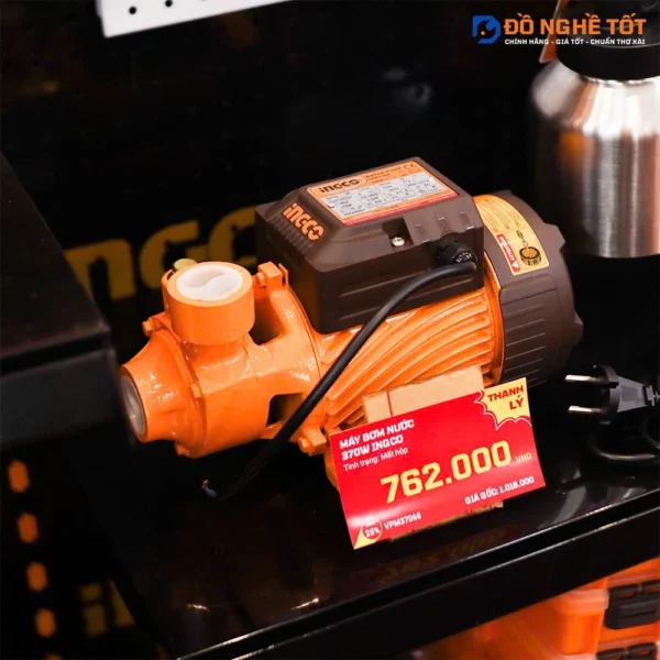 Máy bơm nước 370W Ingco VPM37068, mất hộp Chính Hãng, Giá Tốt