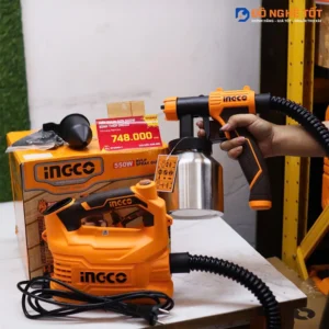 Máy phun sơn 500W bình thép, Bị rách hộp Ingco SPG5008-2 Chính Hãng 2