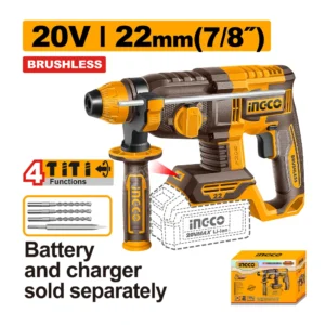 Thân máy khoan bê tông pin 20V 2.0J, SDS Plus INGCO CRHLI22208, Chính Hãng, Giá Tốt